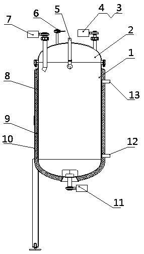 Degassing and pressure delivery cylinder device for preparing lysozyme dimer sodium alginate solution with automatic adjustment of positive and negative pressure