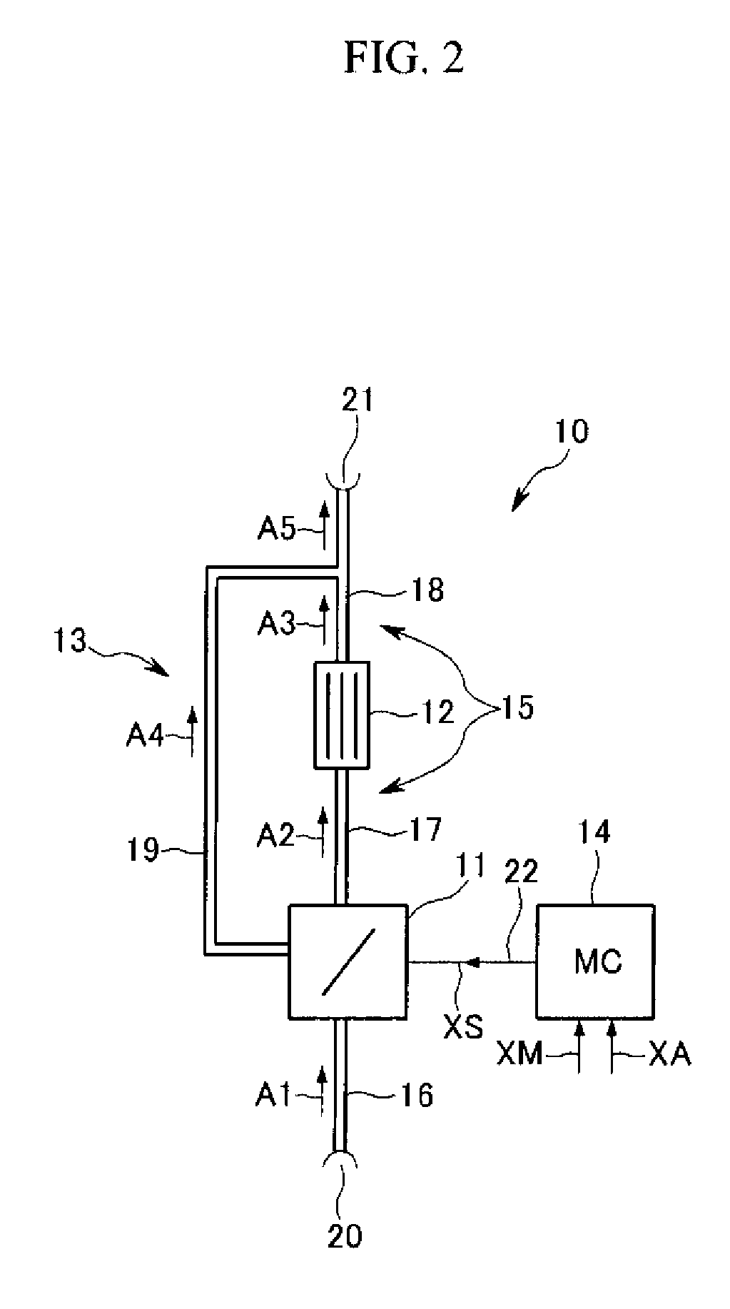 Exhaust gas recirculation device and vehicle provided with the same
