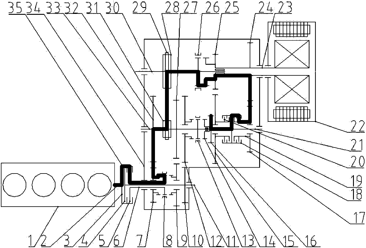 A hybrid drive