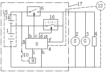 Vehicle-mounted Combined Battery Intelligent Power Supply System and Power Supply Method