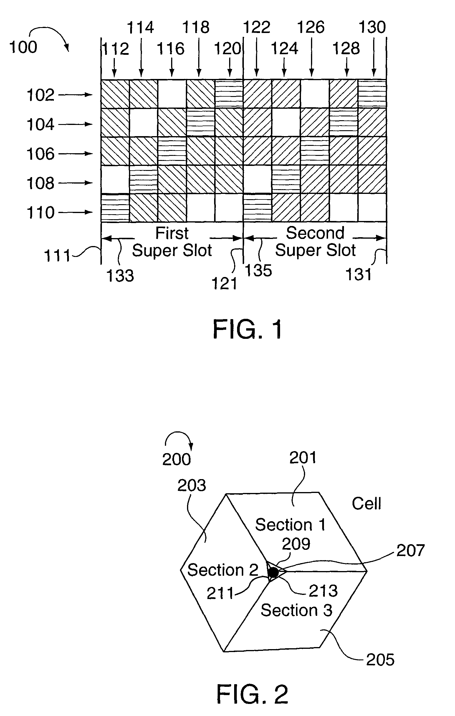 Multiple access wireless communications system using a multisector configuration