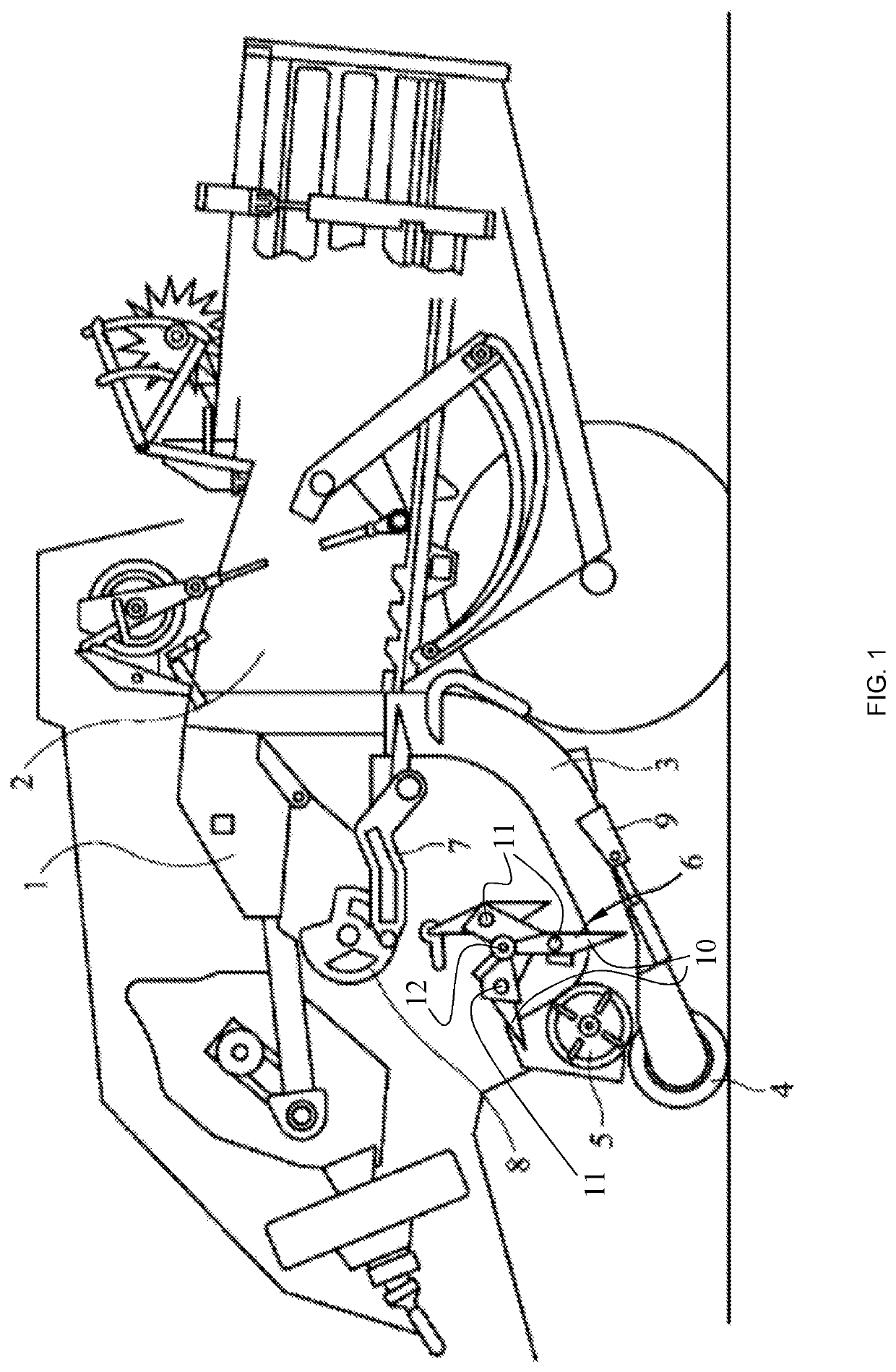 Statically balanced crank-operated packer mechanism for an agricultural baler