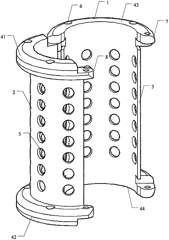 Extravascular stent for relieving left renal vein compression and its preparation method