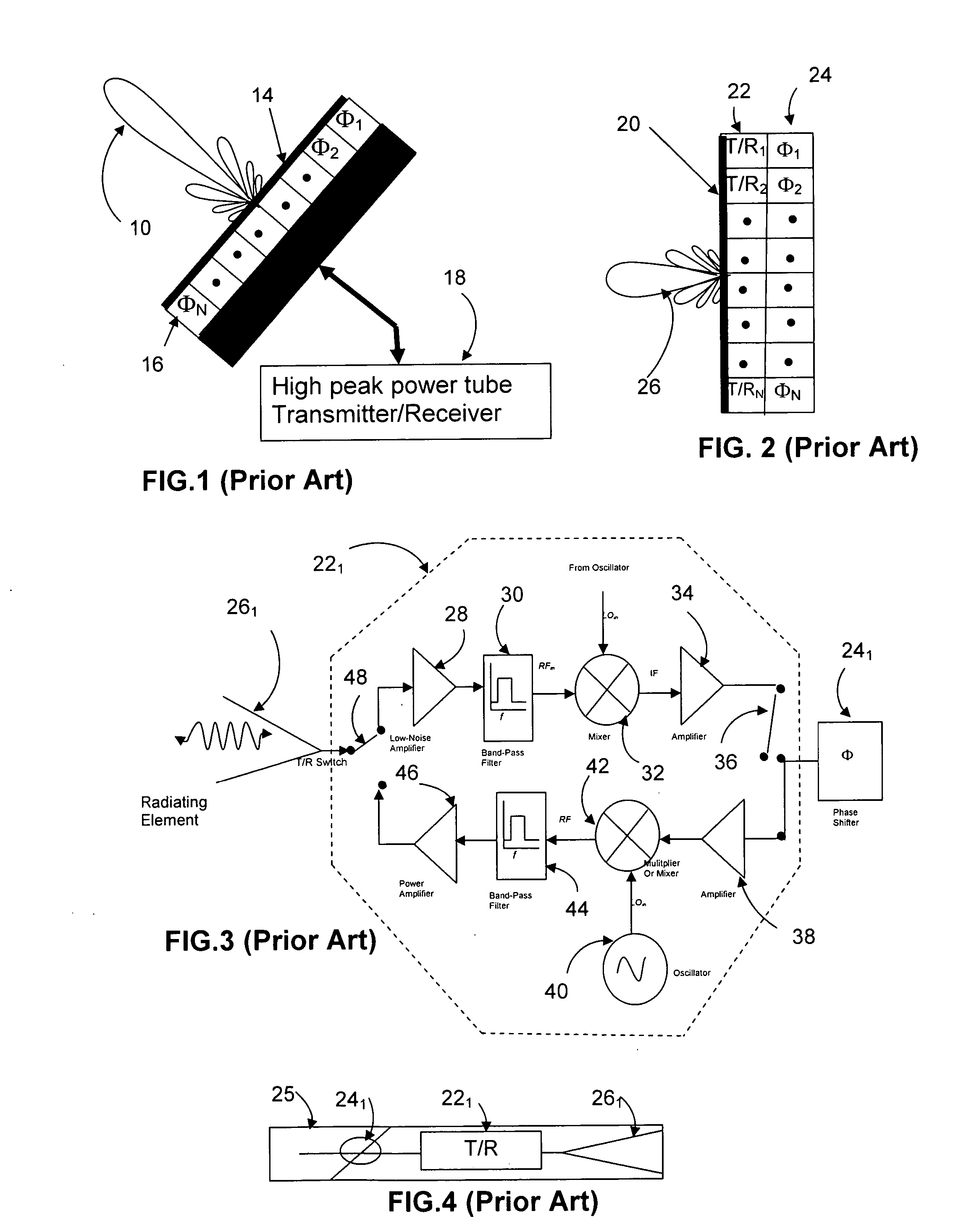 Hybrid-phased communication array