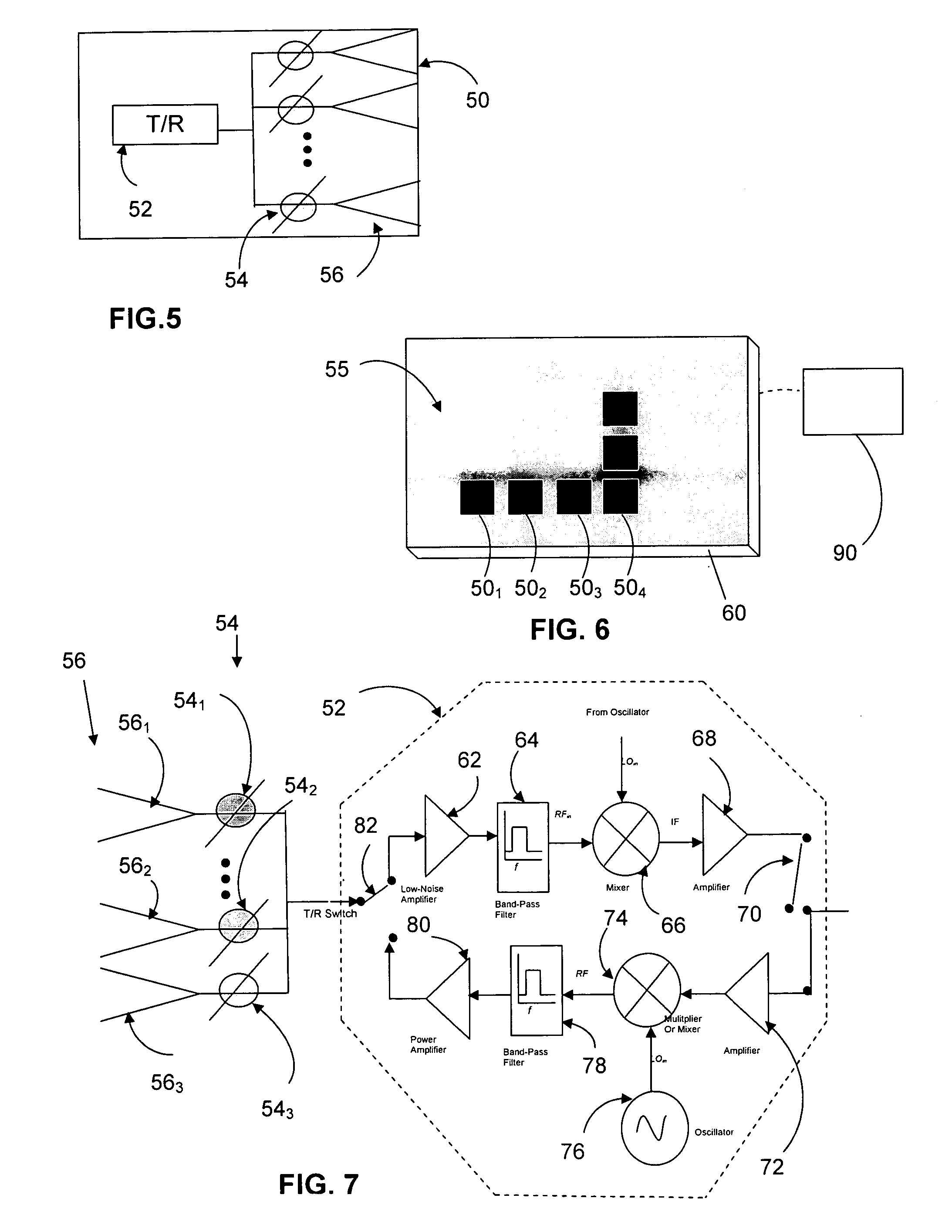 Hybrid-phased communication array