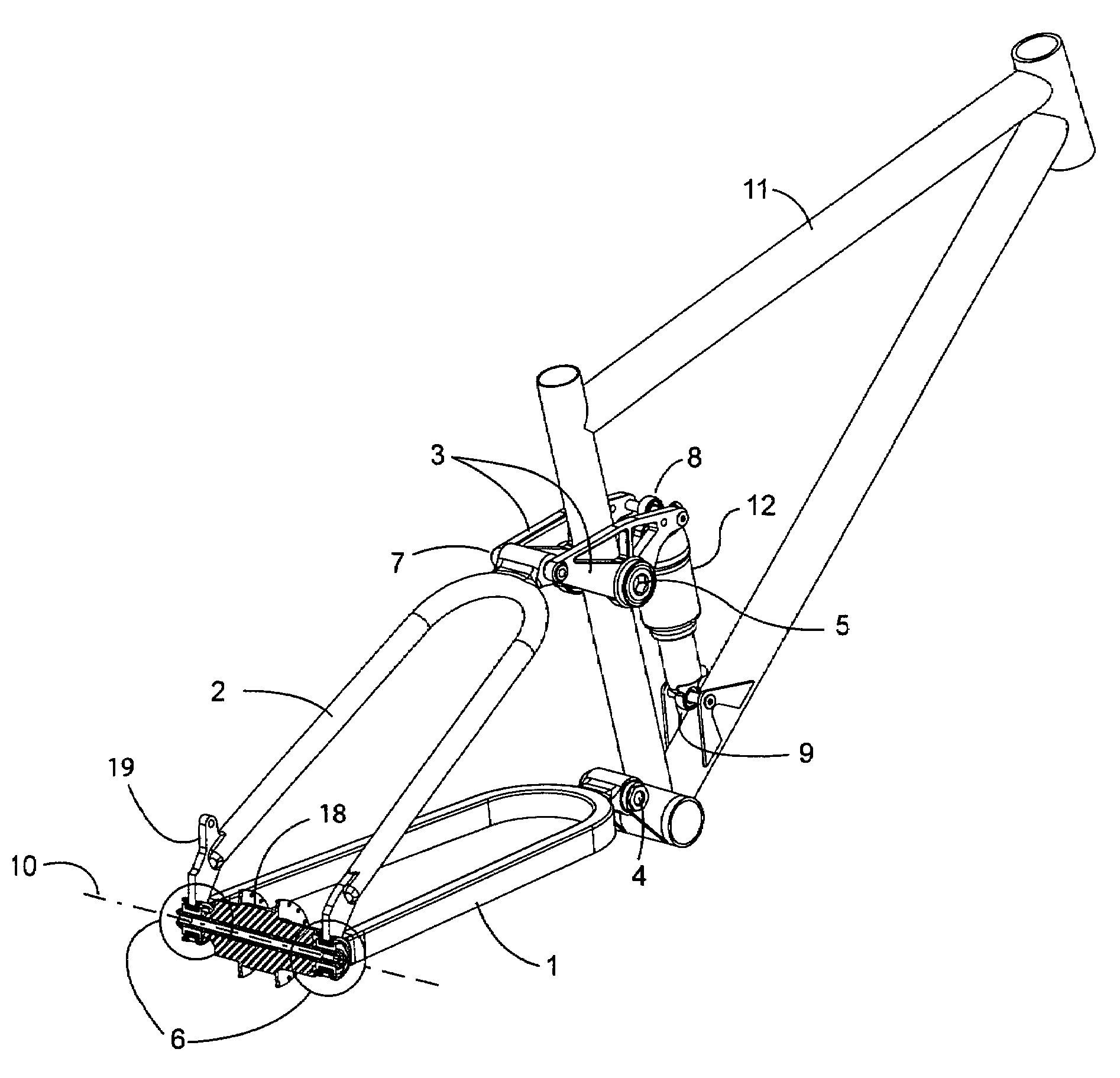 Vehicle suspension systems for seperated acceleration responses