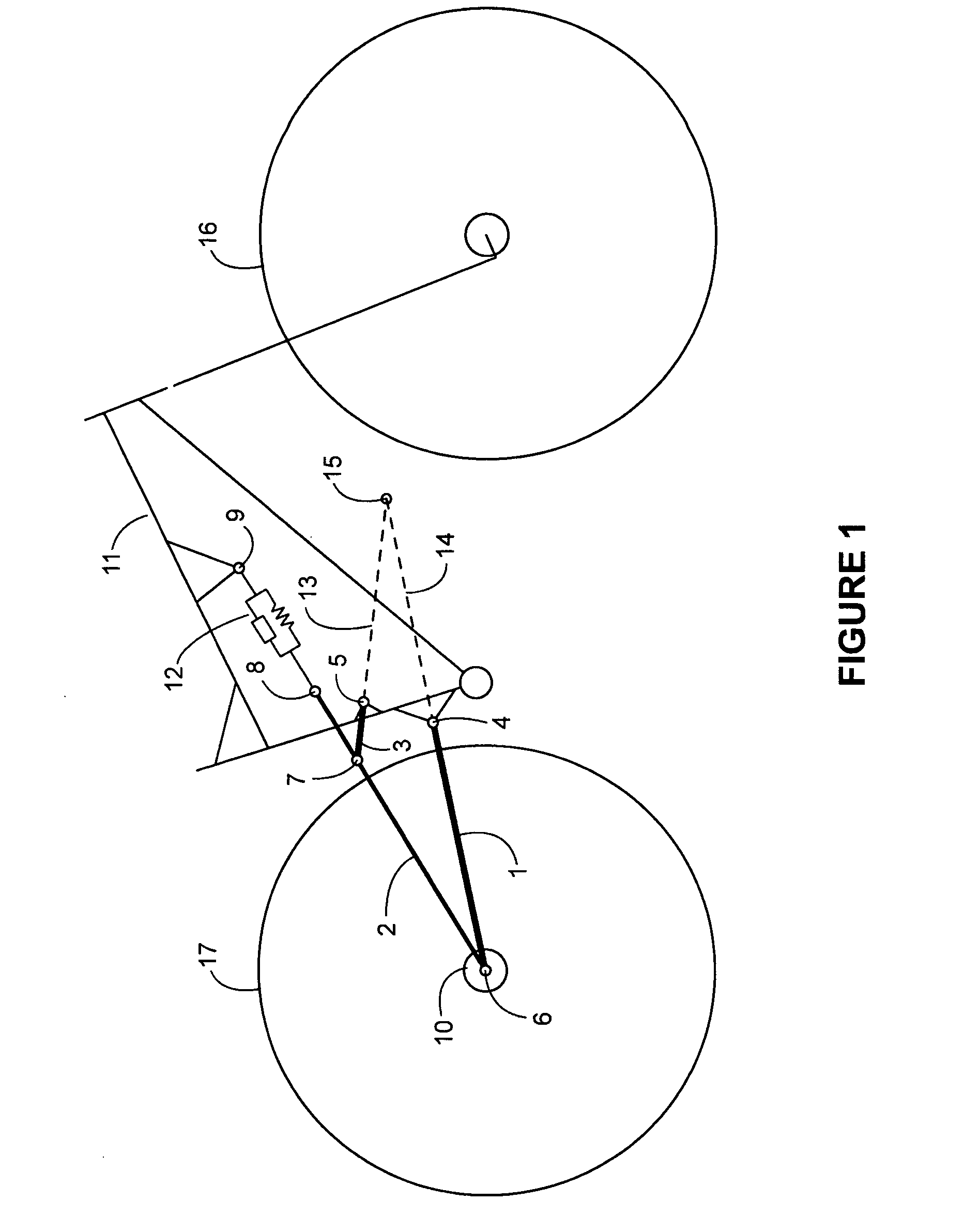 Vehicle suspension systems for seperated acceleration responses