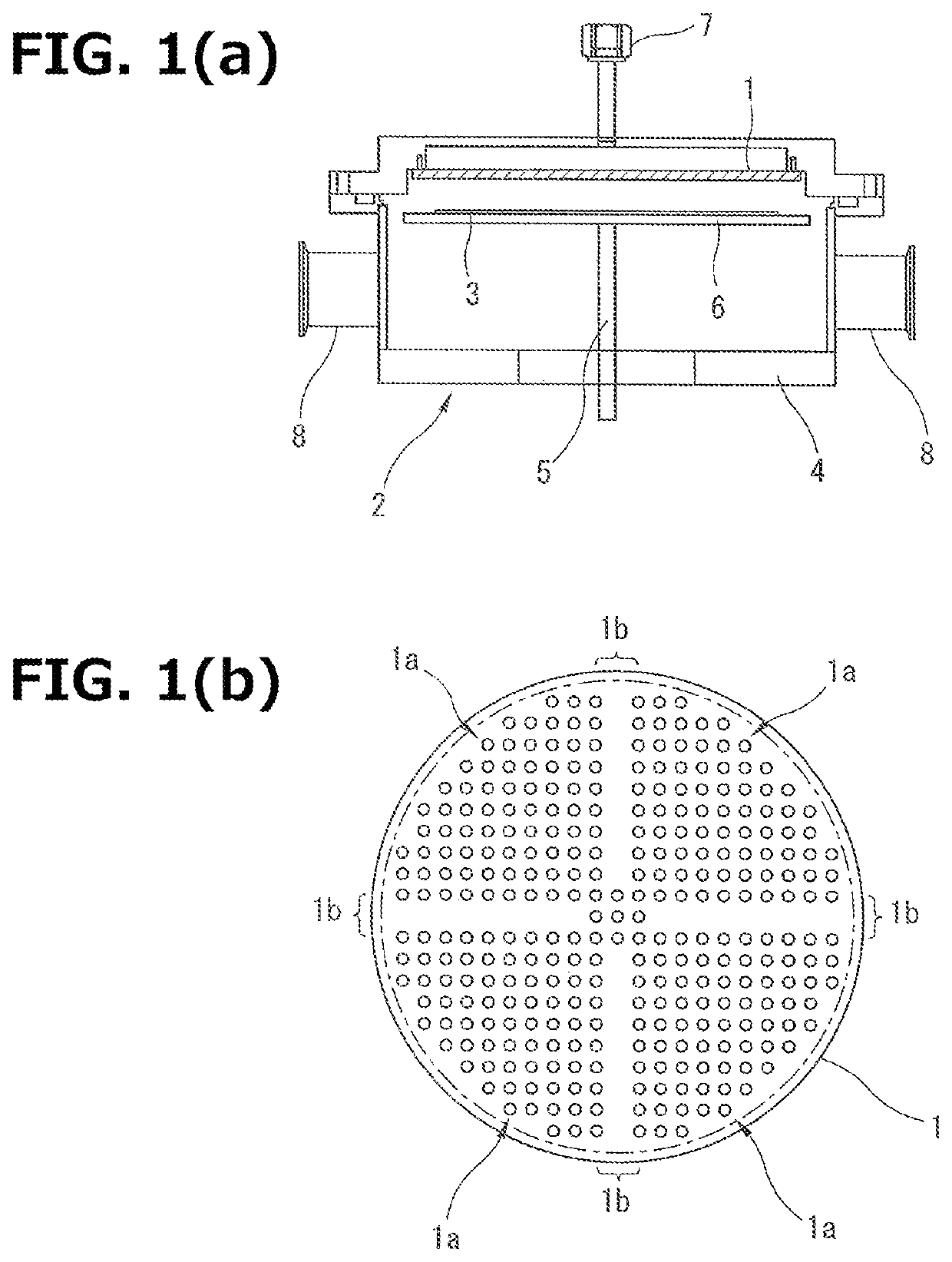 Shower head and processing device