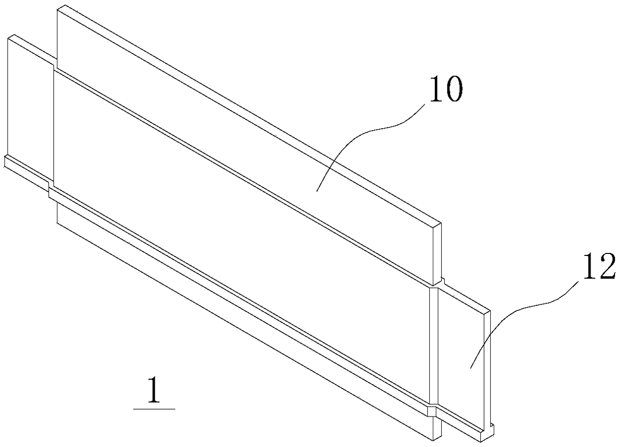 Tab package structure and pouch battery