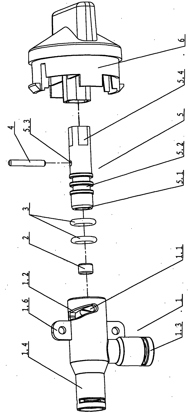 Steam converting valve of coffee machine