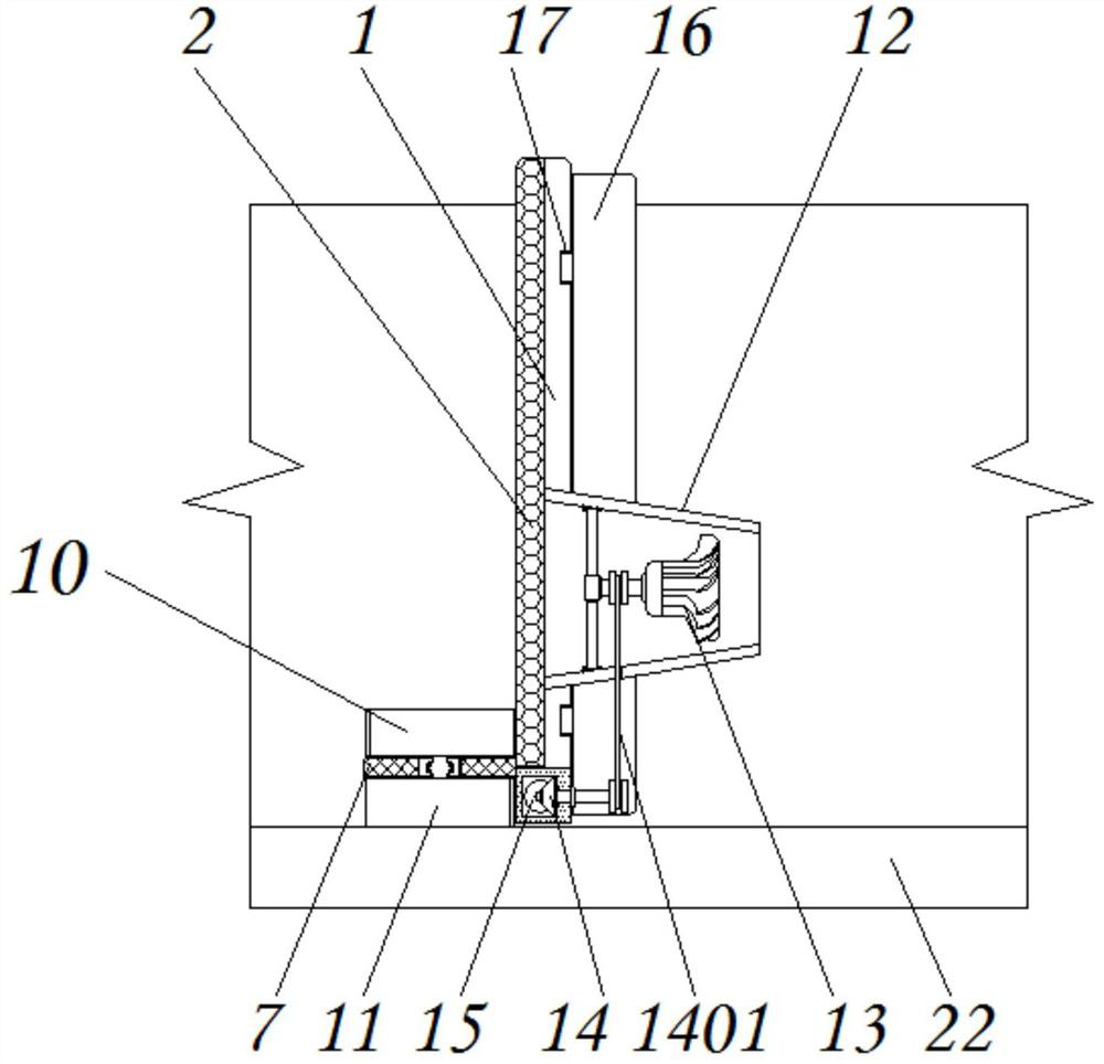 Hydraulic drive type ditch garbage intercepting device for water conservancy project