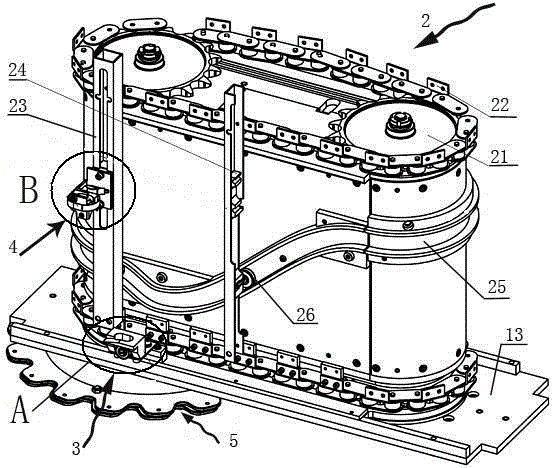 Spinning frame automatic doffing trolley