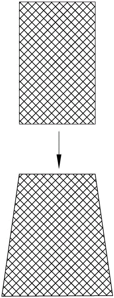 A metal paper basket side wall forming machine