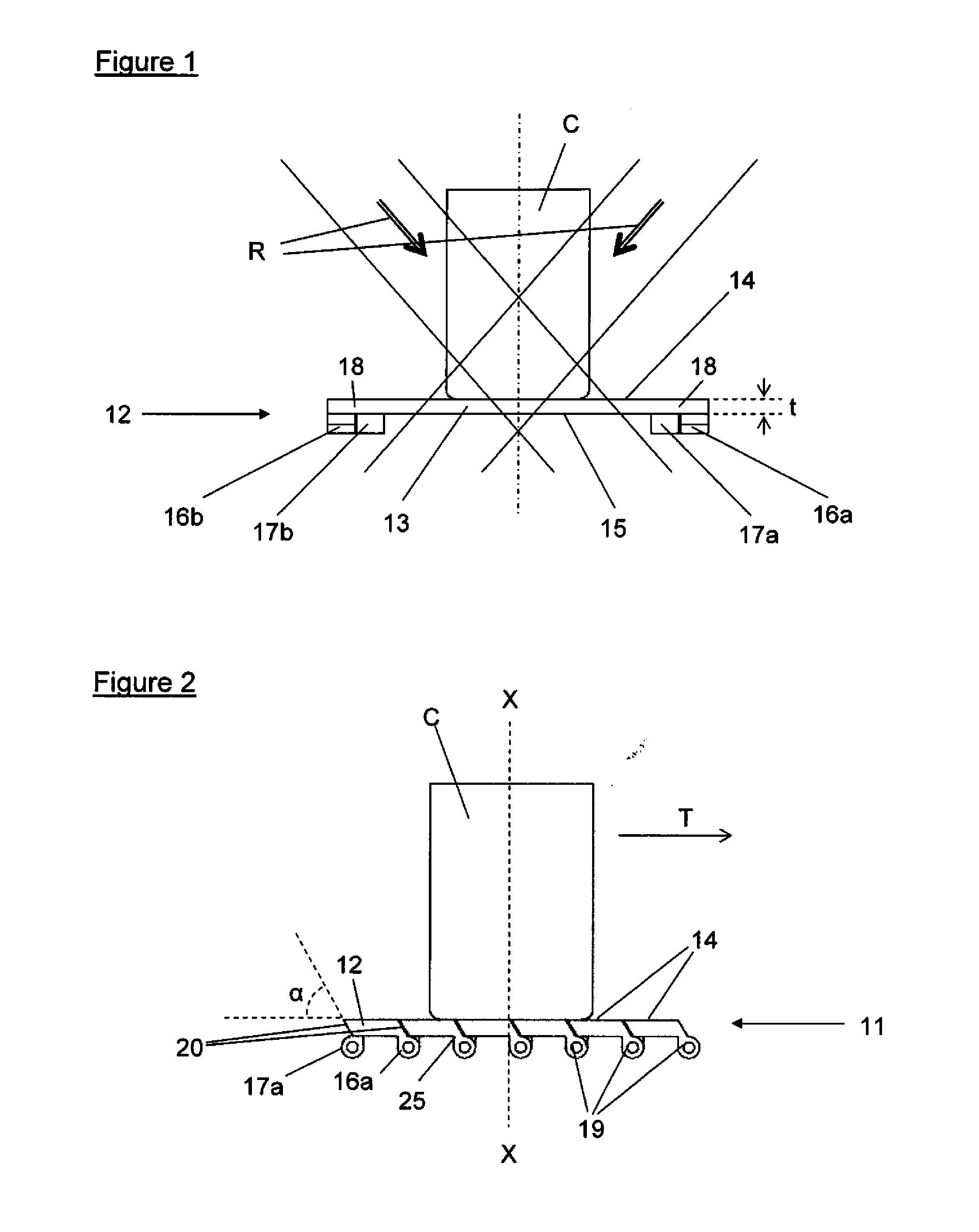 Conveyor chain for a radiographic inspection system and radiographic inspection system