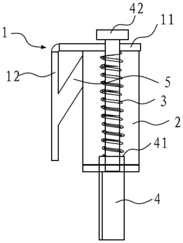 Spring retraction device of 3d movement