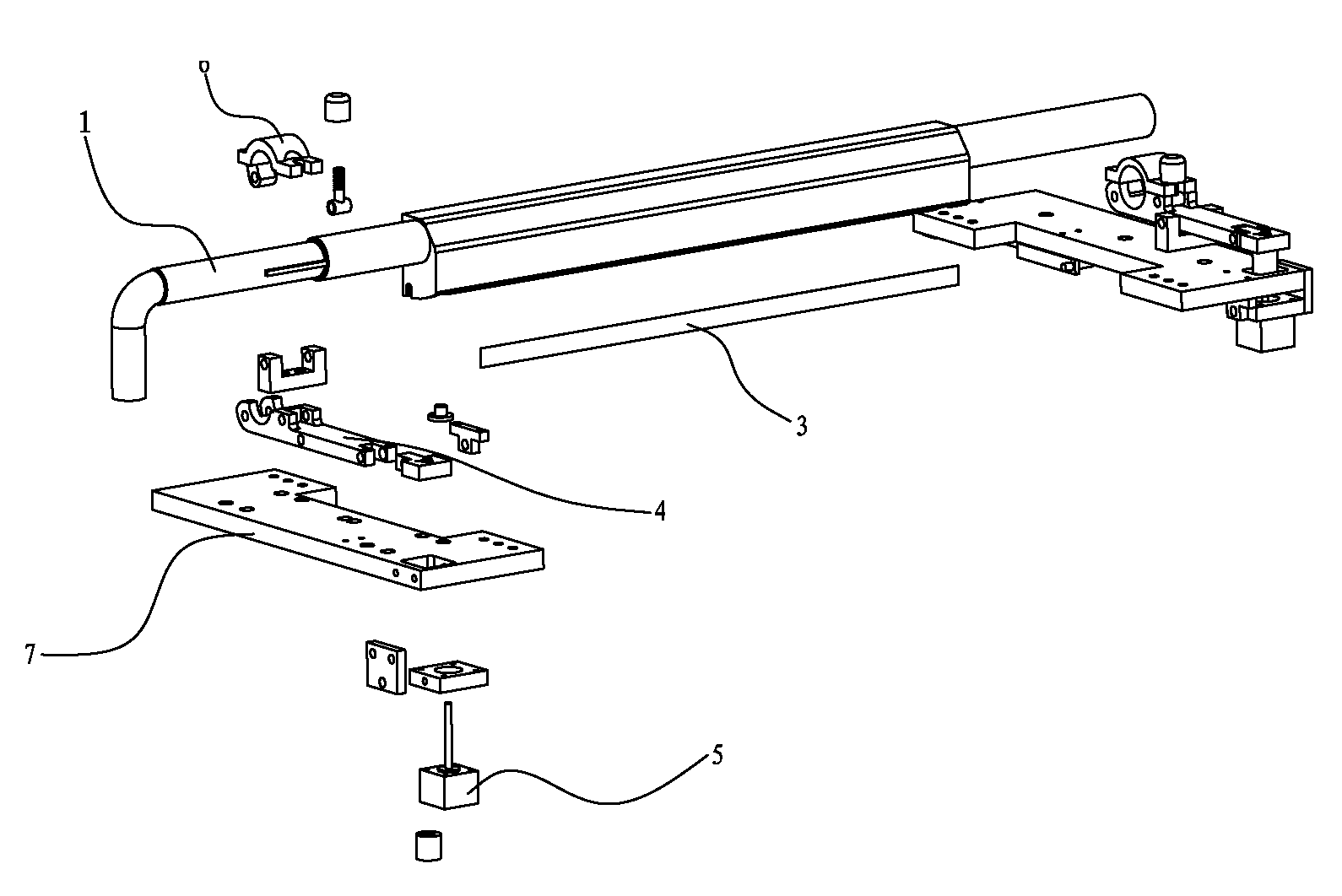 Printing ink scraper device of screen printing machine