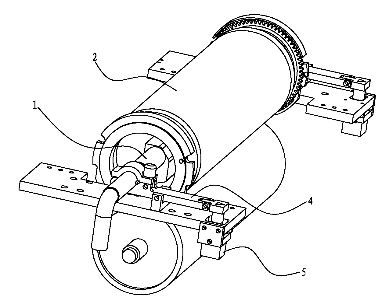 Printing ink scraper device of screen printing machine