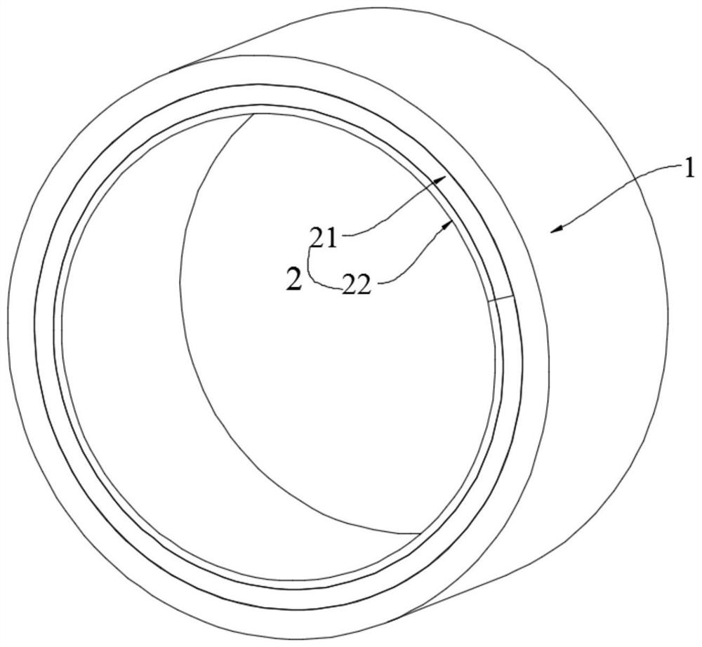 A self-lubricating bearing based on fiber fabric modification and its manufacturing method