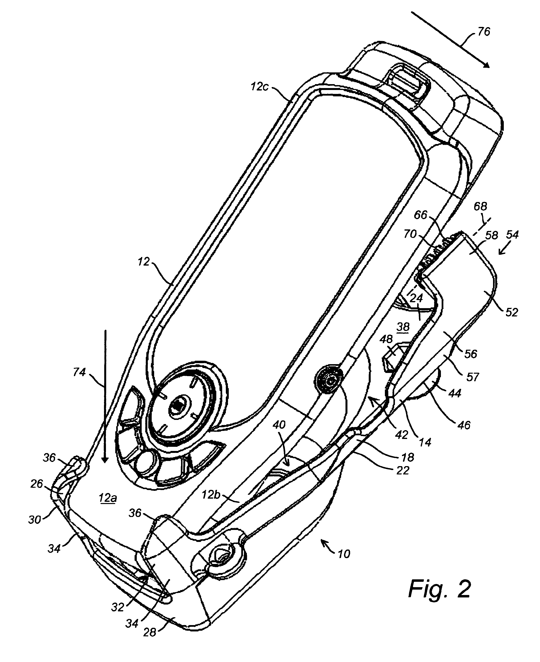 Portable device holder