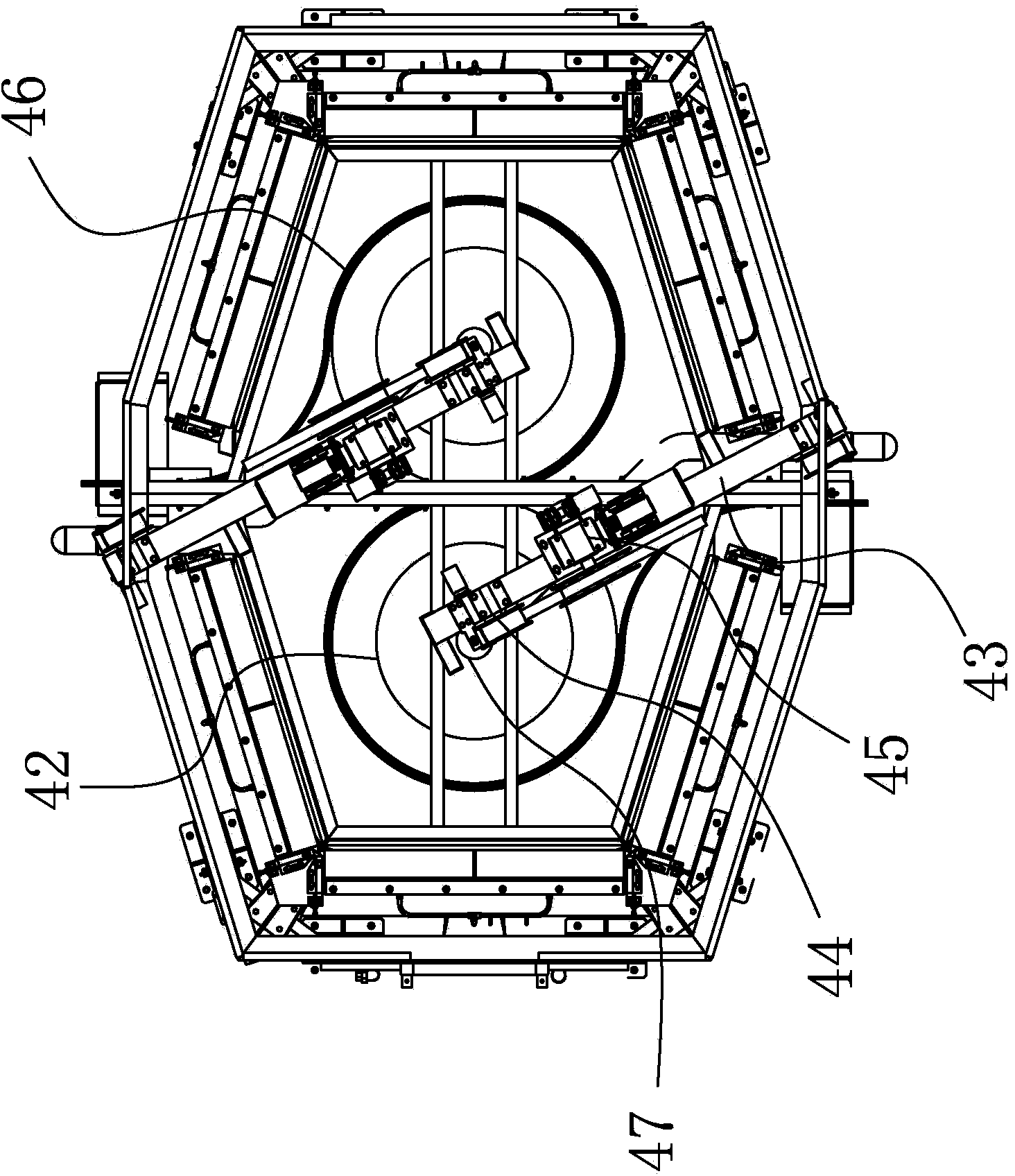 Nozzle structure for spraying device