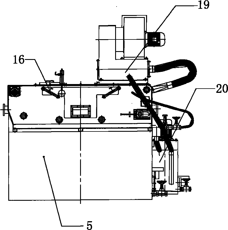 Net-belt type vacuum filter