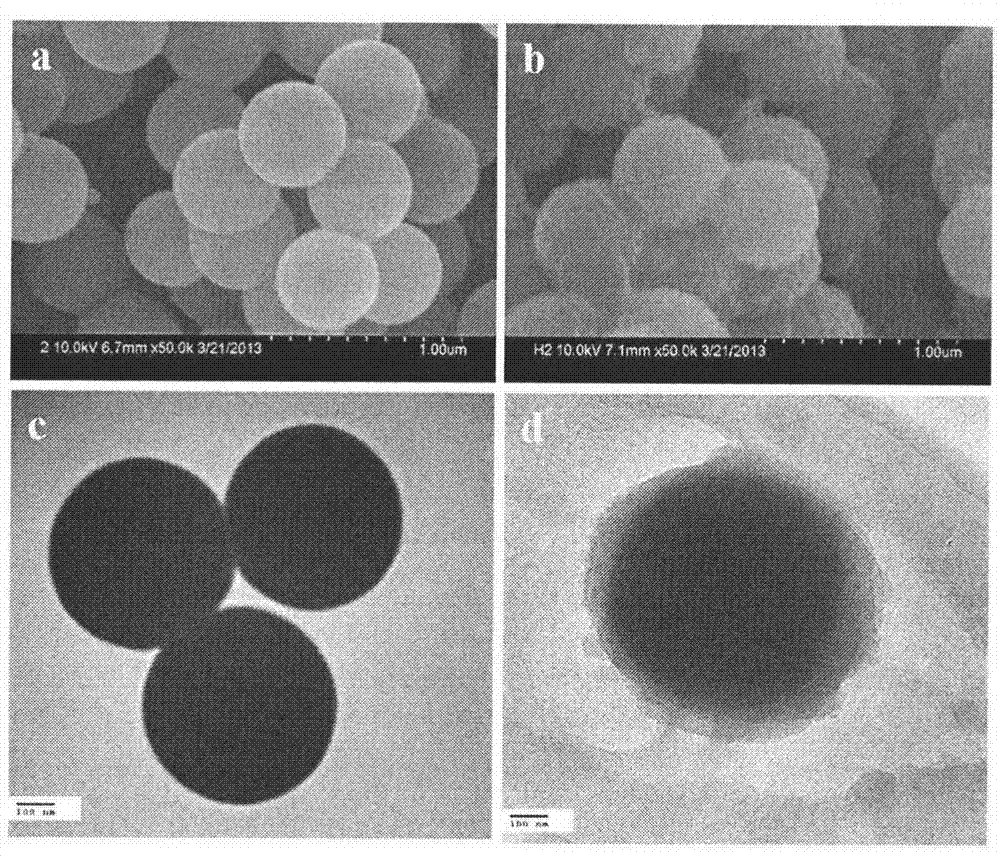 L-carnitine molecularly imprinted microspheres with core-shell structure and preparation method thereof