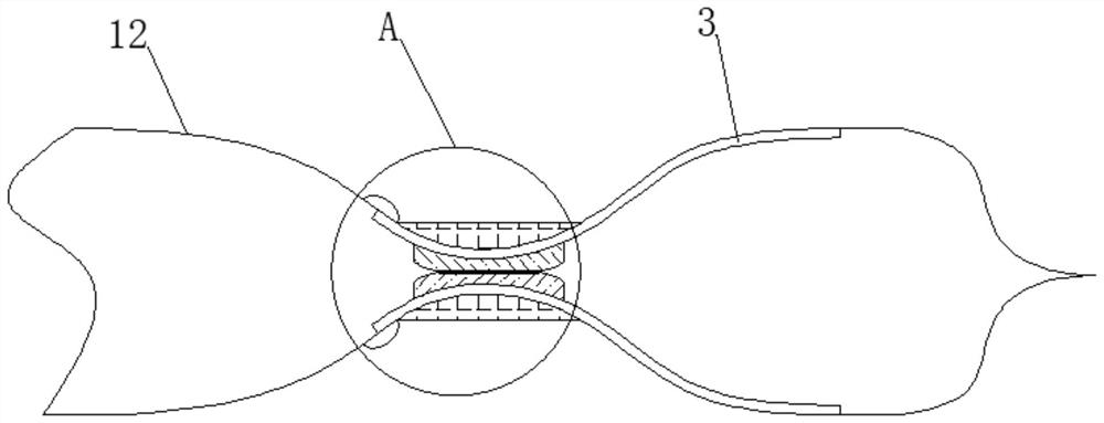 A kind of self-sealing food packaging bag and using method thereof