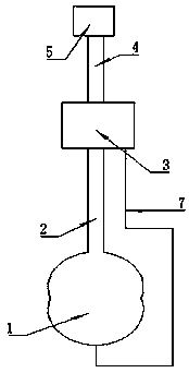 Optical energy water production device for arid region