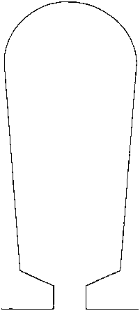 Low-loss stator punching sheet of AC motor