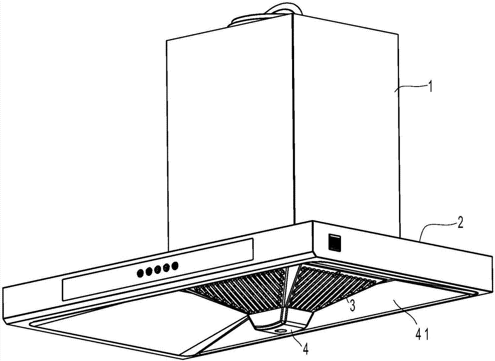 Foam filtration and interception type range hood