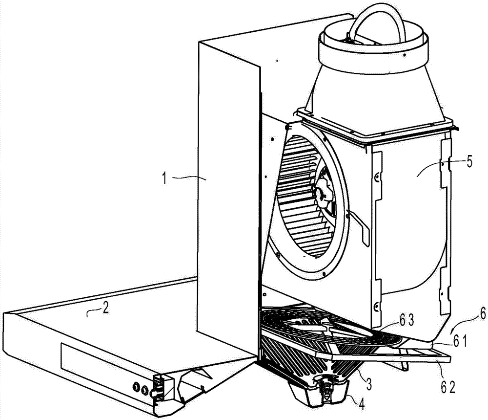 Foam filtration and interception type range hood