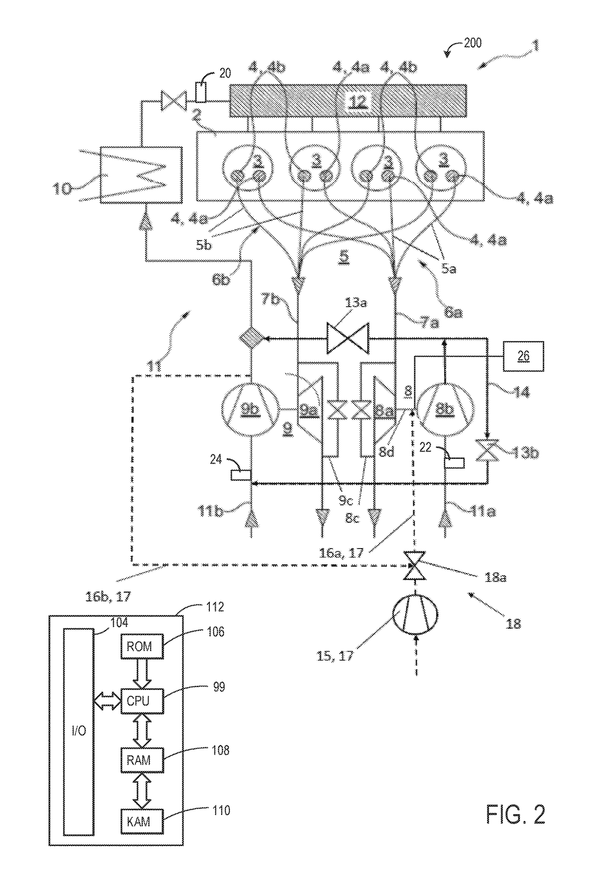 Method for operating an internal combustion engine with parallel supercharging and with an activatable turbine, and internal combustion engine for carrying out a method of said type