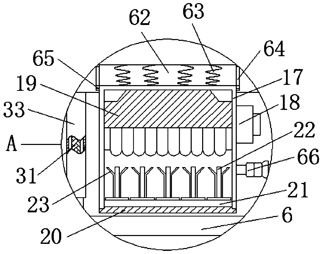 A working method of an electric cloth roll for textile with the function of ironing and dust removal