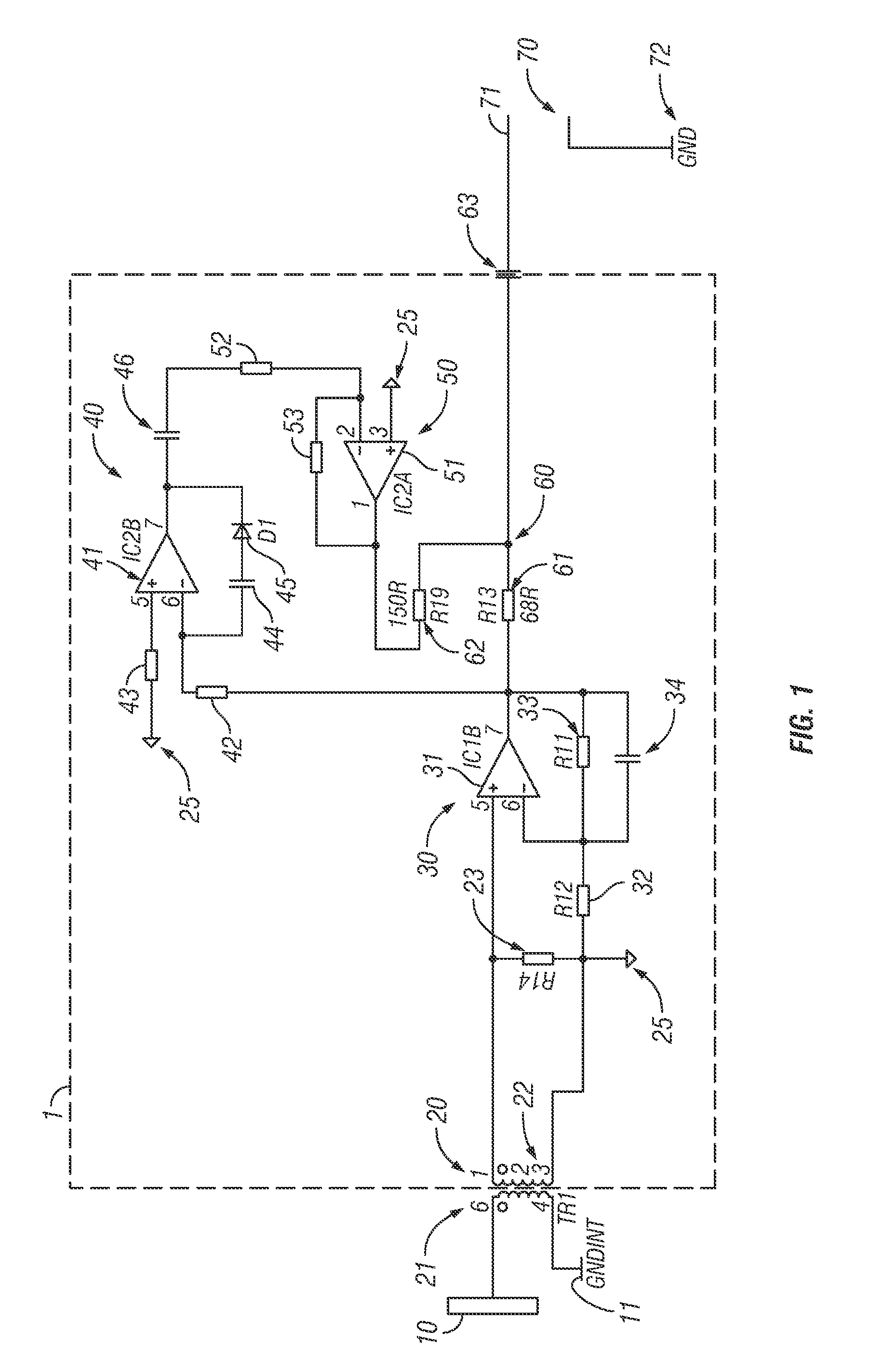 Preamplifier for charged particle detection