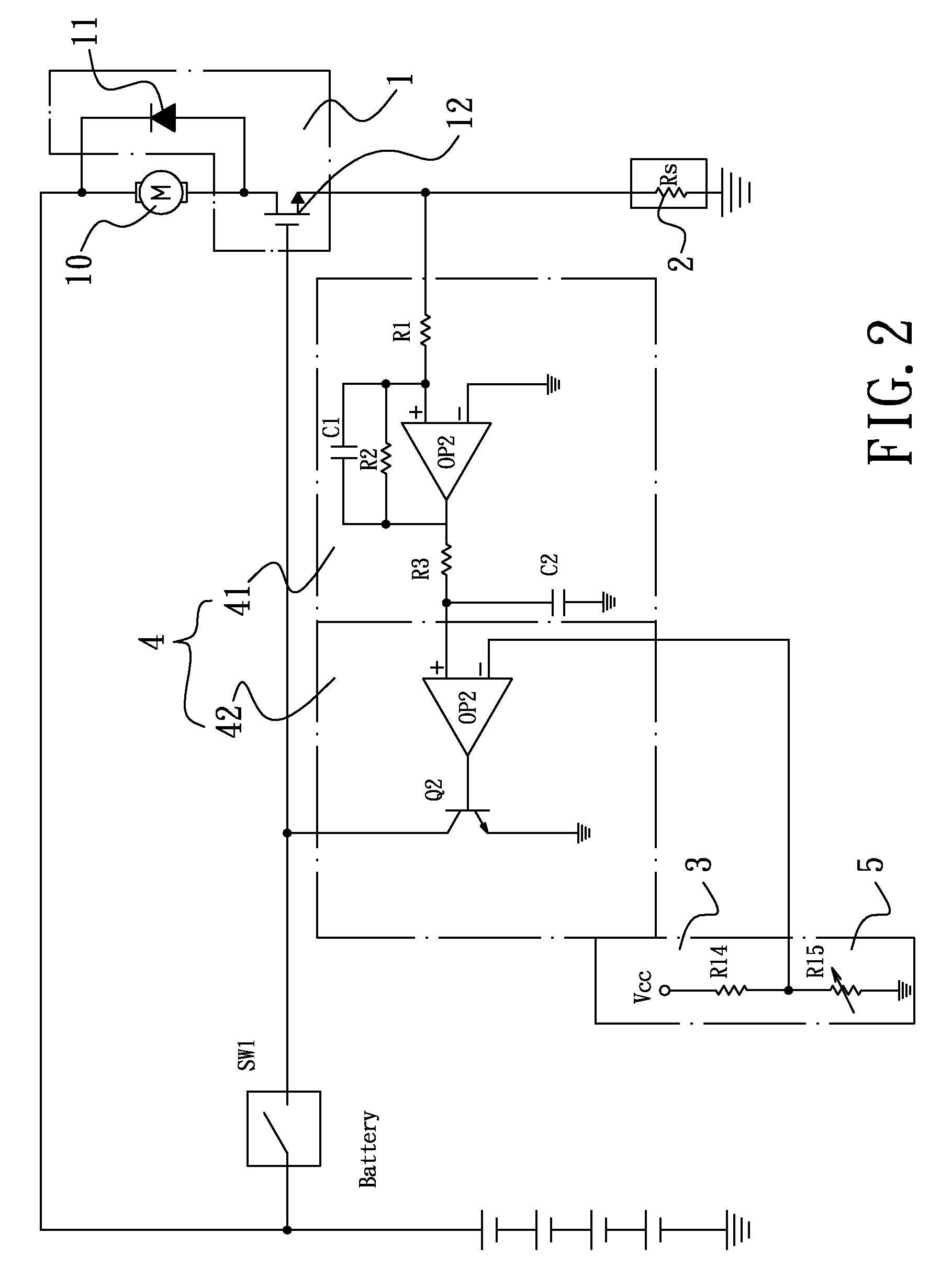 Torque control circuit for electrical motor