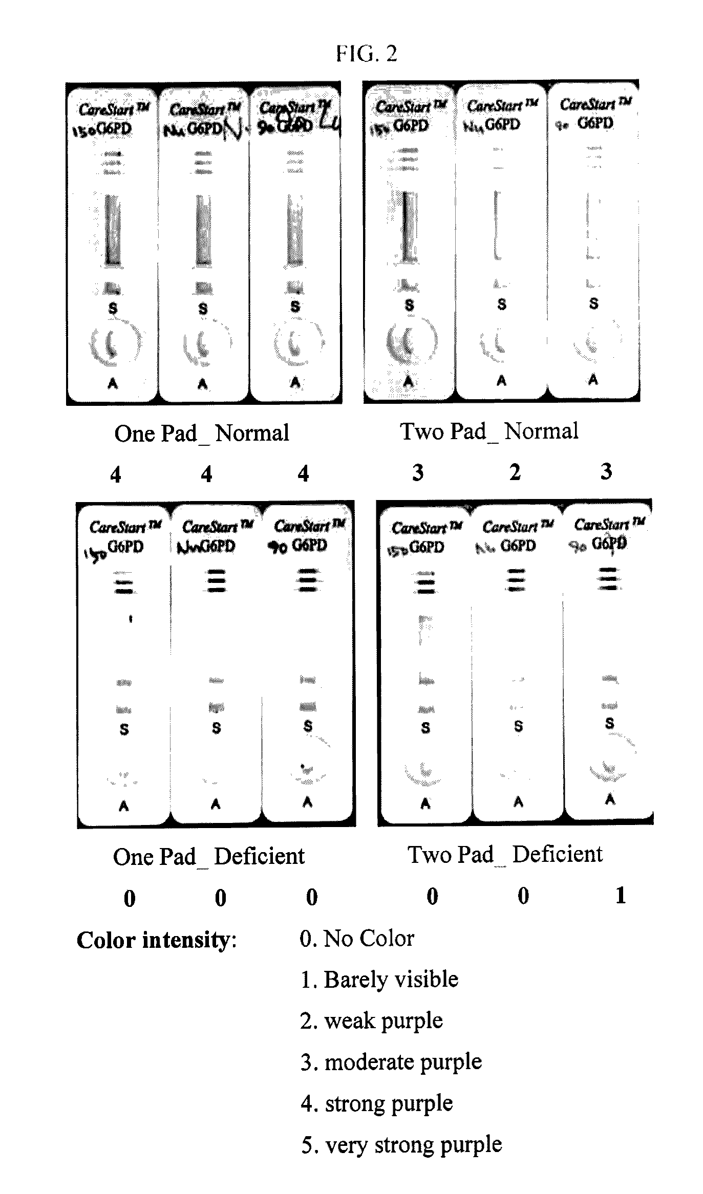 Single-pad strip for an improved lateral flow assay and a test device using the same