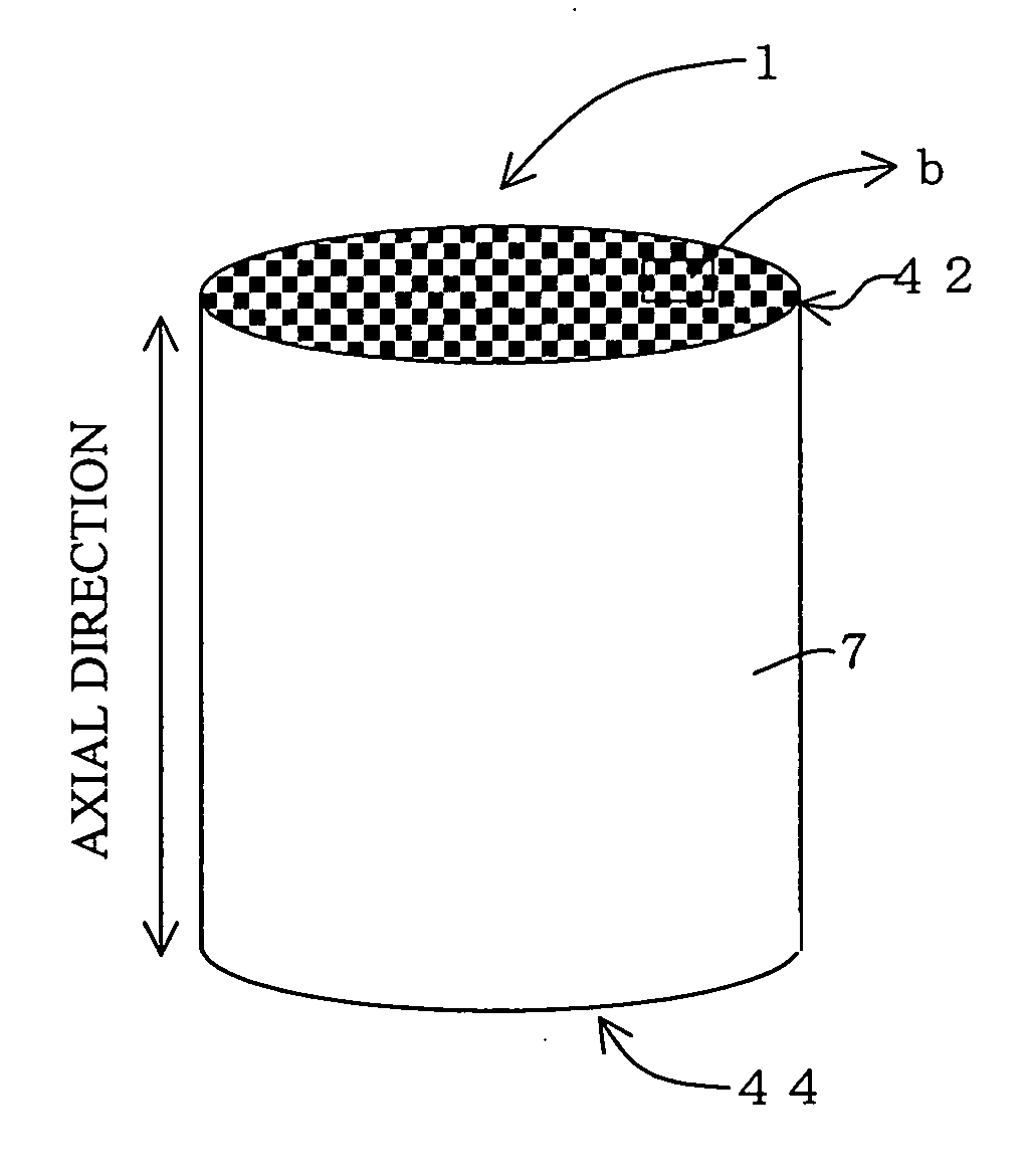 Sealed honeycomb structure and method of producing the same