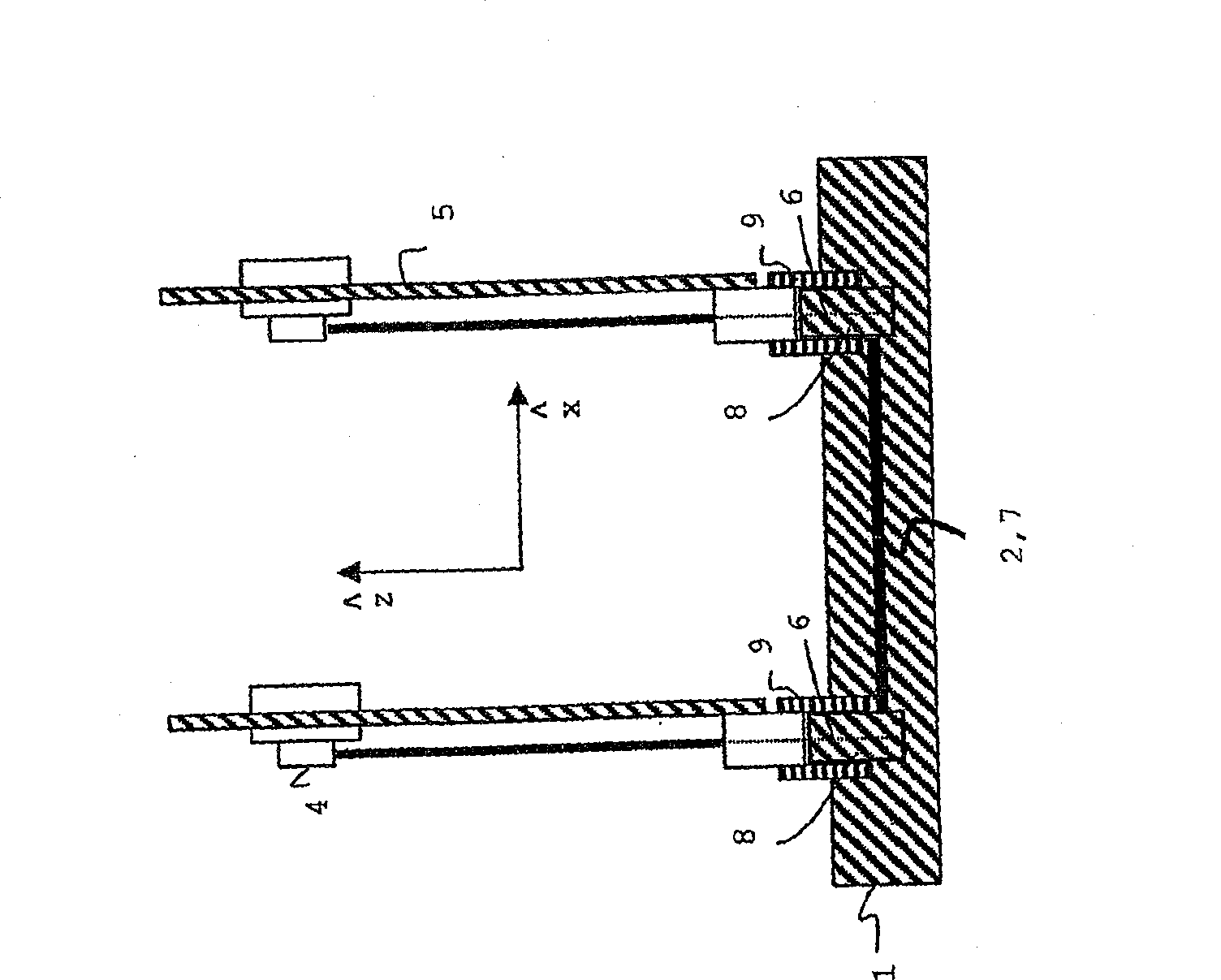 Optical connector assembly, coupling device and method for aligning such a coupling device and a waveguide structure