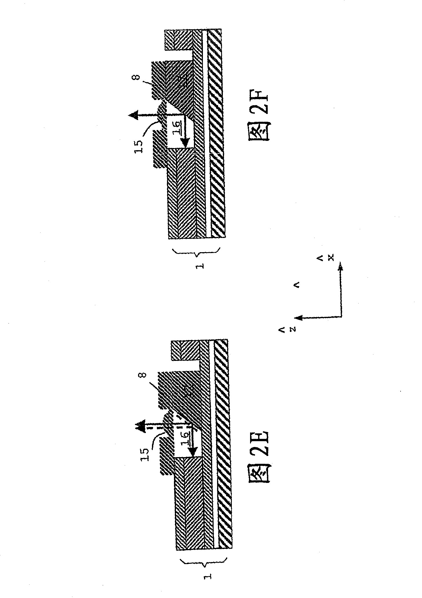Optical connector assembly, coupling device and method for aligning such a coupling device and a waveguide structure