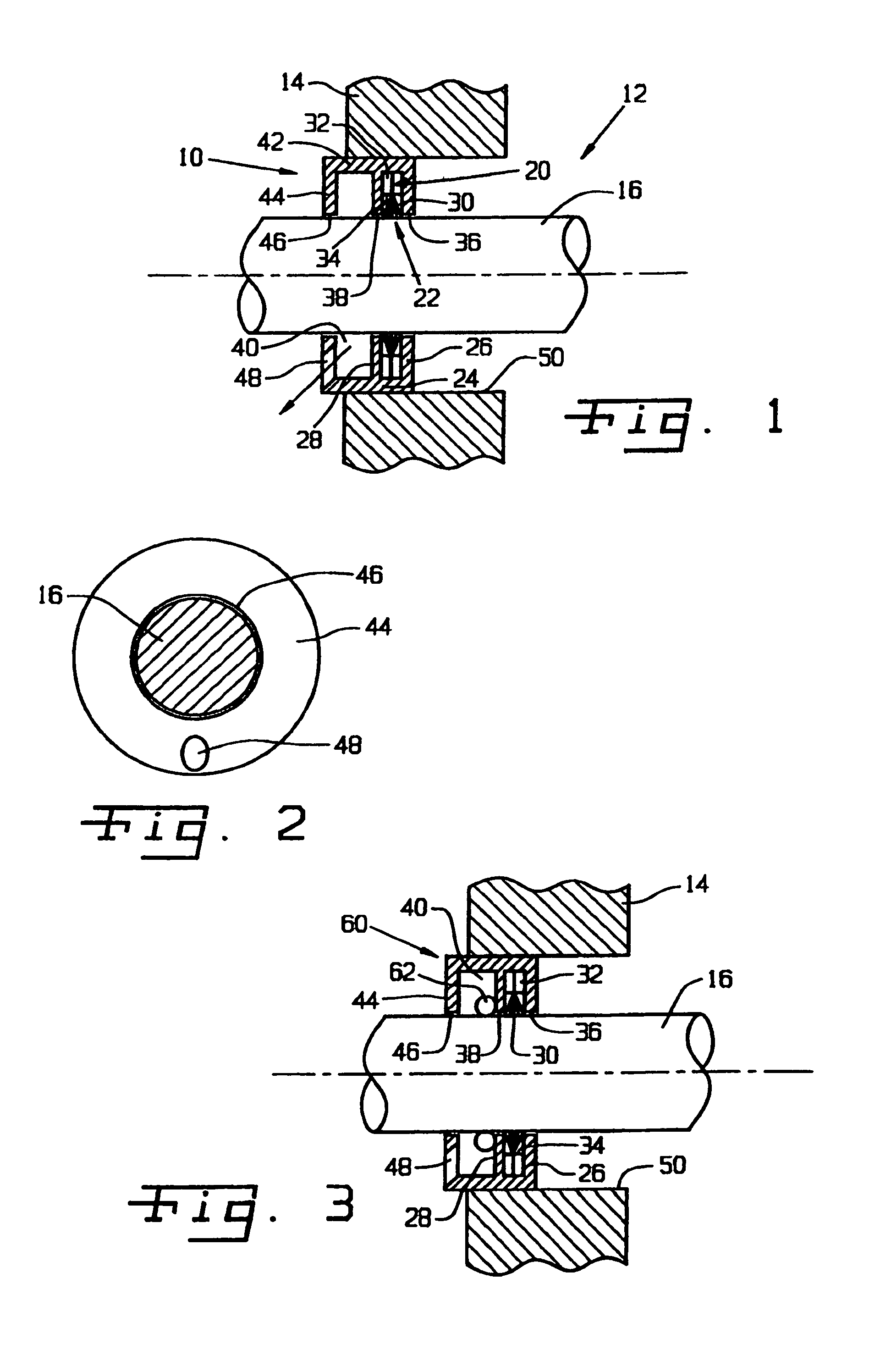 Shaft current control brush assembly with drainage