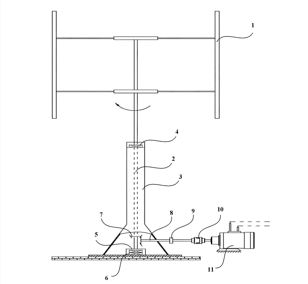 Offshore wind and wave complementary generating system