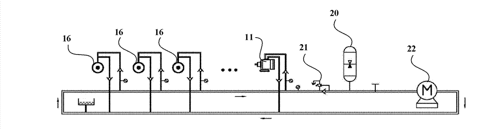 Offshore wind and wave complementary generating system