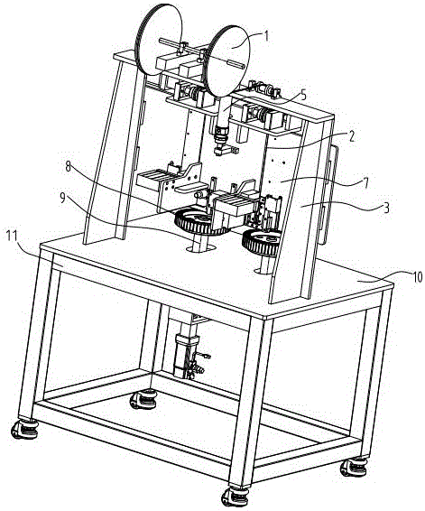 Motor stator slot-sealing mechanism and motor stator slot-sealing machine