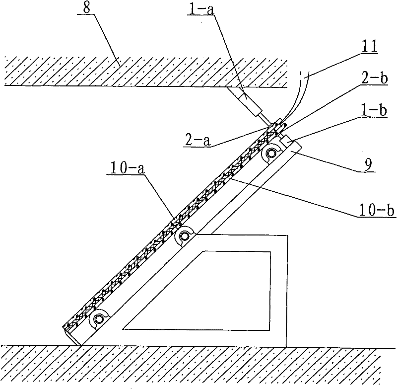 Automatic glass separating device