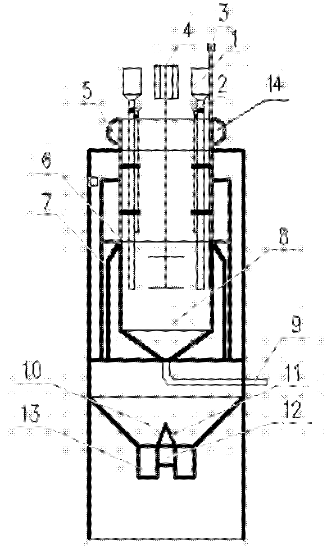 Device and method for extracting and separating lignin in papermaking black liquor