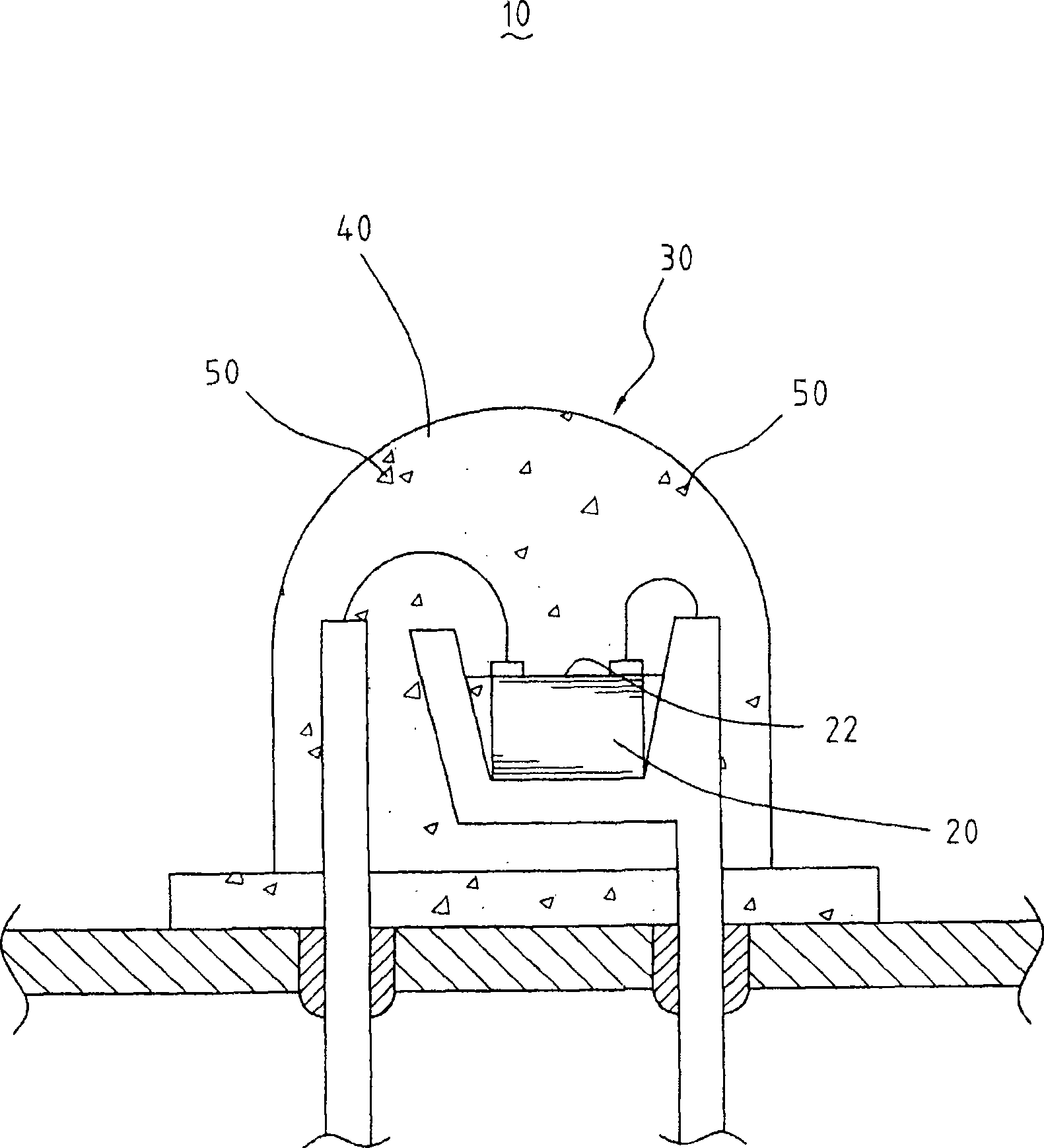 Light-enhancing luminescent device