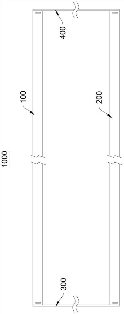 Building surface flatness detection system and detection method