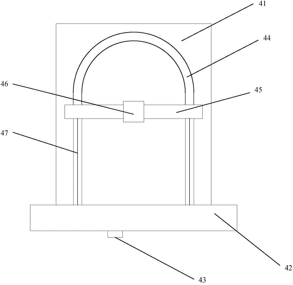 Device for detecting air density in natural gas pipeline