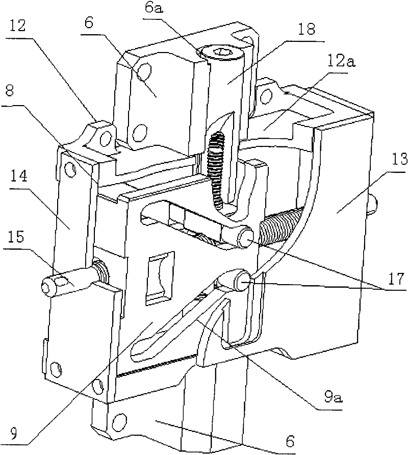 Self-adaptive expandable linkage locking device