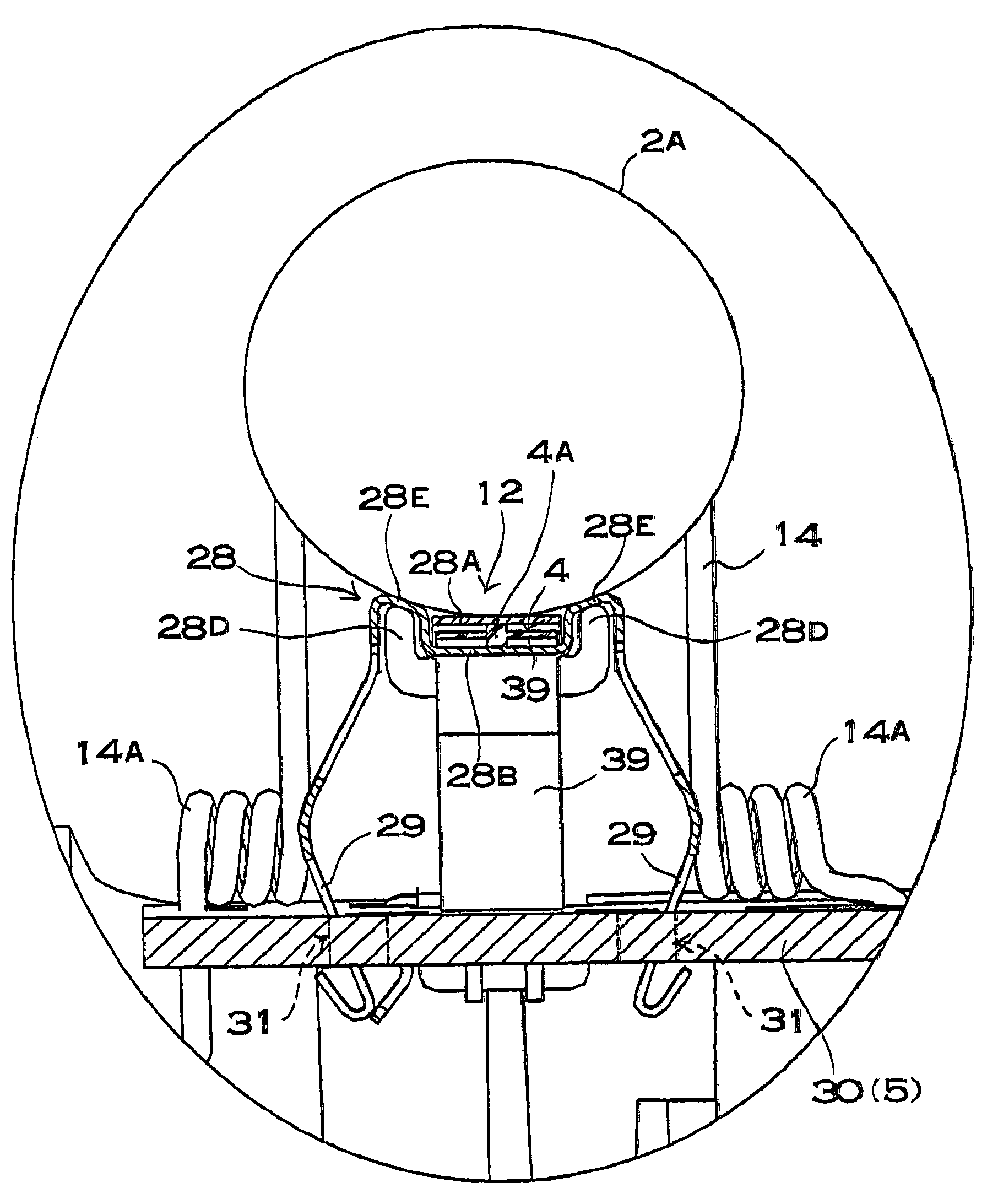 Battery charger having temperature detection portion for detecting battery temperature